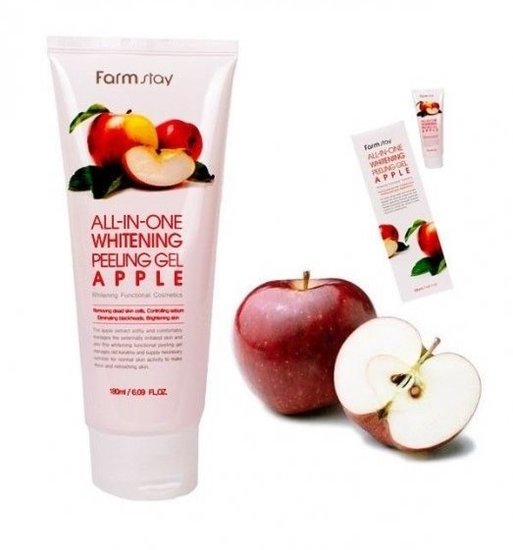       All In One Whitening Peeling Gel Apple FarmStay (,  1)