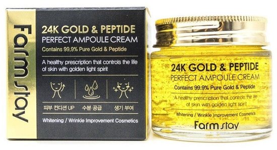      24K   FarmStay (,      Farmstay 24K Gold & Peptide Perfect Ampoule Cream)