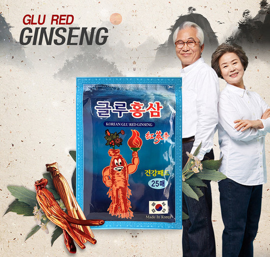        Korean Glu Red Ginseng (,   )