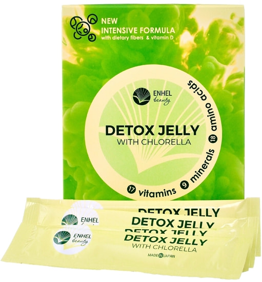     Detox jelly with chlorella ENHEL (, Detox jelly with chlorella Enhel)