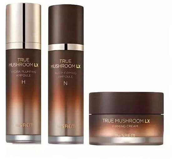           True Mushroom LX Firming Pro Ampoule Set The Saem (, THE SAEM True Mushroom LX Firming Pro Ampoule Set)