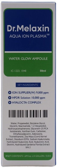     -  Aqua Ion Plasma Water Glow Ampoule Dr MELAXIN (,     - )