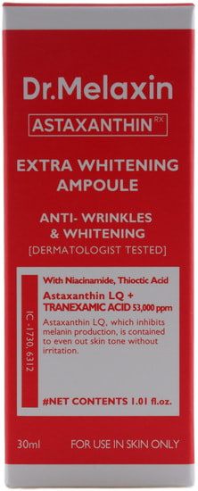          Dr.Melaxin (, Dr.Melaxin Astaxanthin Anti-Wrinkle & Brightening Ampoule)