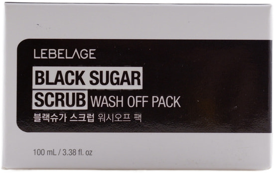       Black Sugar Scrub Wash Off Pack Lebelage (, Lebelage Black Sugar Scrub Wash Off Pack)