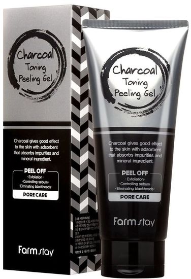     Charcoal Toning Peeling Gel FarmStay