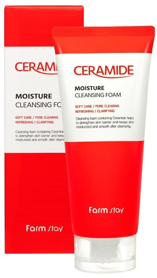      Ceramide Moisture Cleansing Foam FarmStay