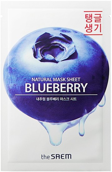      Natural Mask Sheet Blueberry The Saem