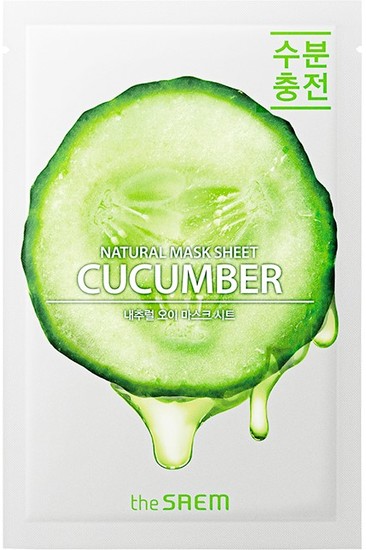        Natural Cucumber Mask Sheet The Saem