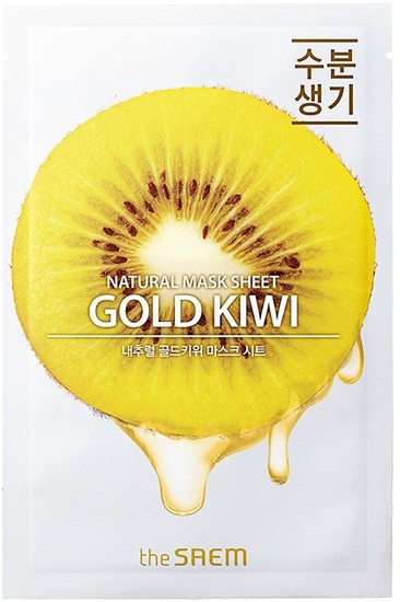        Natural Gold Kiwi Mask Sheet The Saem