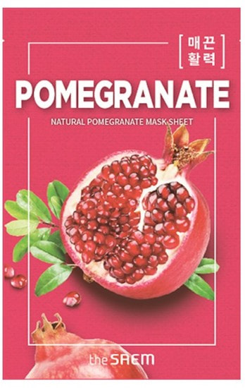        Natural Pomegranate Mask Sheet The Saem ()