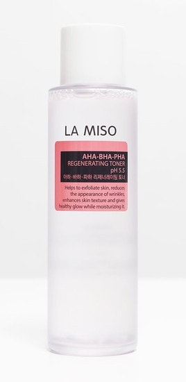      AHA BHA PHA pH 5.5 Regenerating Toner La Miso