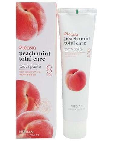          Pleasia Peach Mint Total Care Tooth Paste MEDIAN