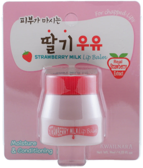       Kwailnara Strawberry Milk Lip Balm Welcos ()