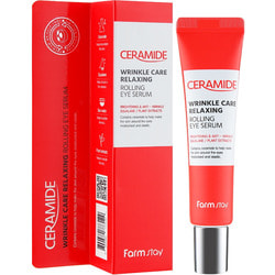          Ceramide Wrinkle Care Relaxing Rolling Eye Serum FarmStay